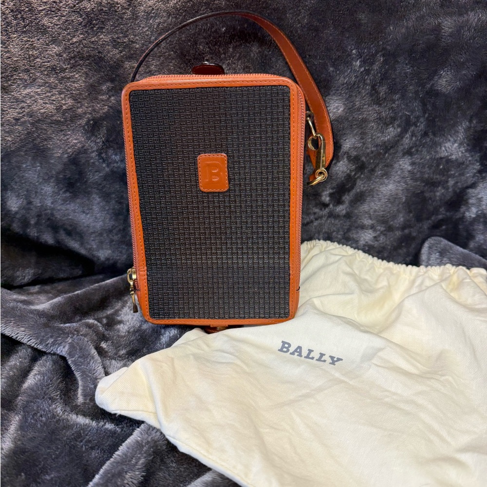 Bally Black and Brown Cross Body/Handle Bag - Picture 2 of 14